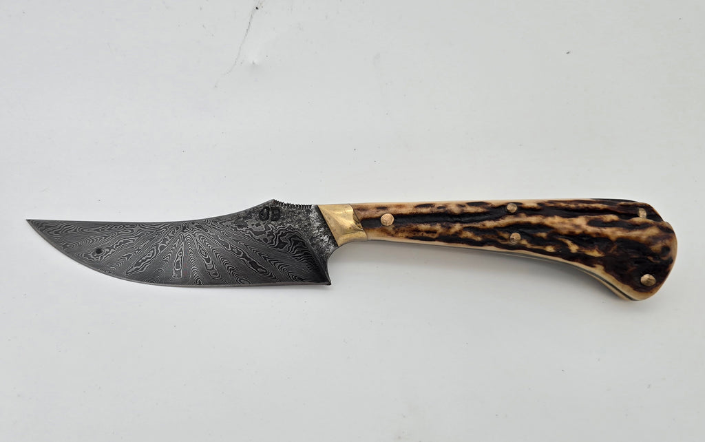 Elk Stag Hunter Knife