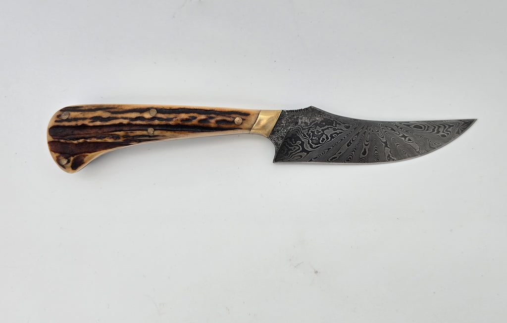 Elk Stag Hunter Knife