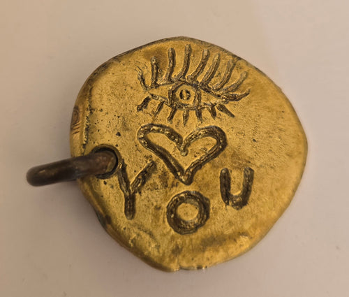 Brass Keychain pendant