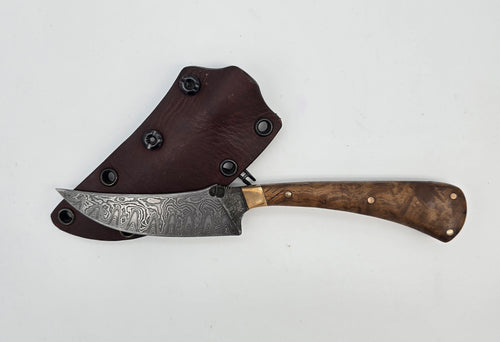 Damascus EDC knife