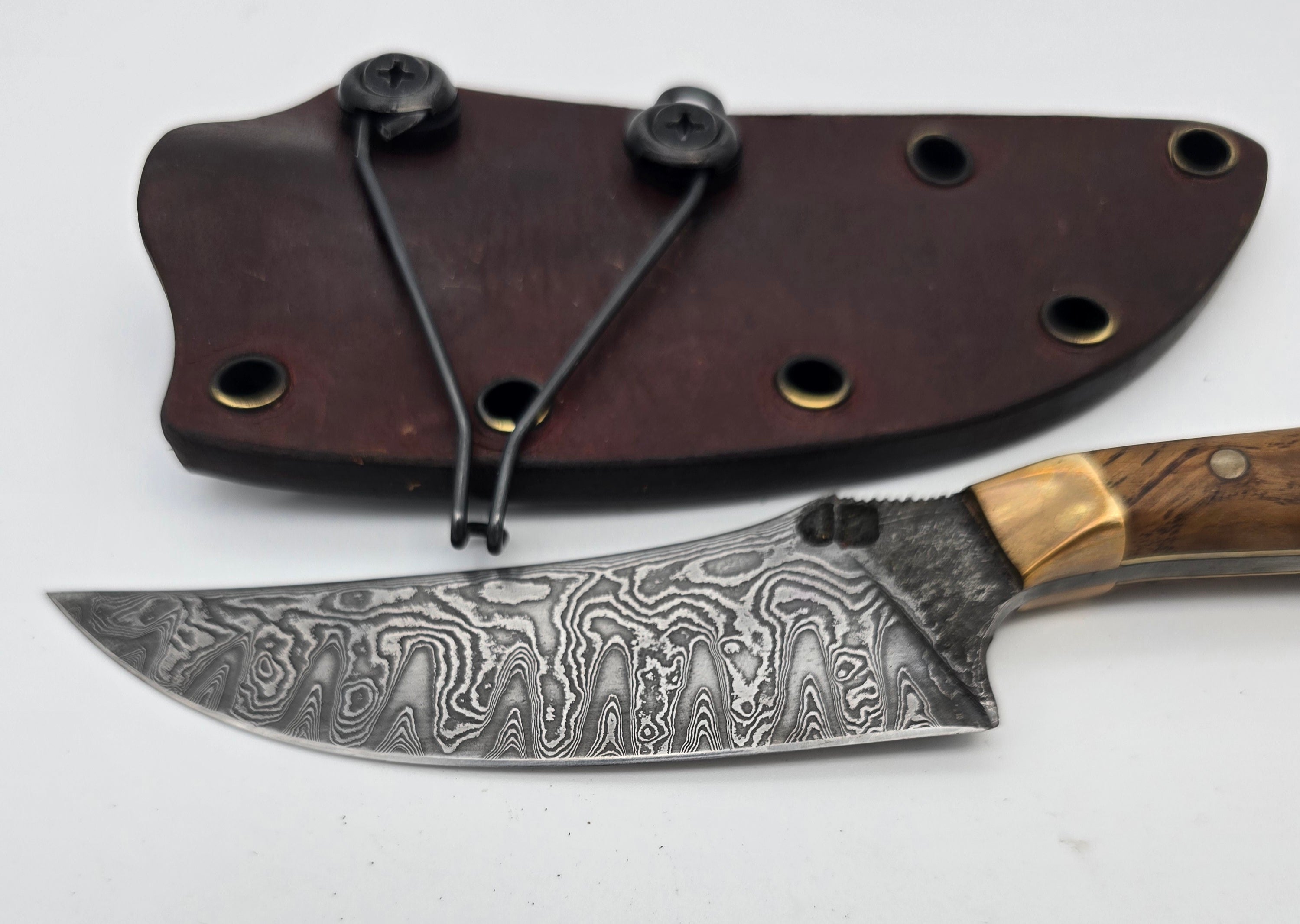 Damascus EDC knife