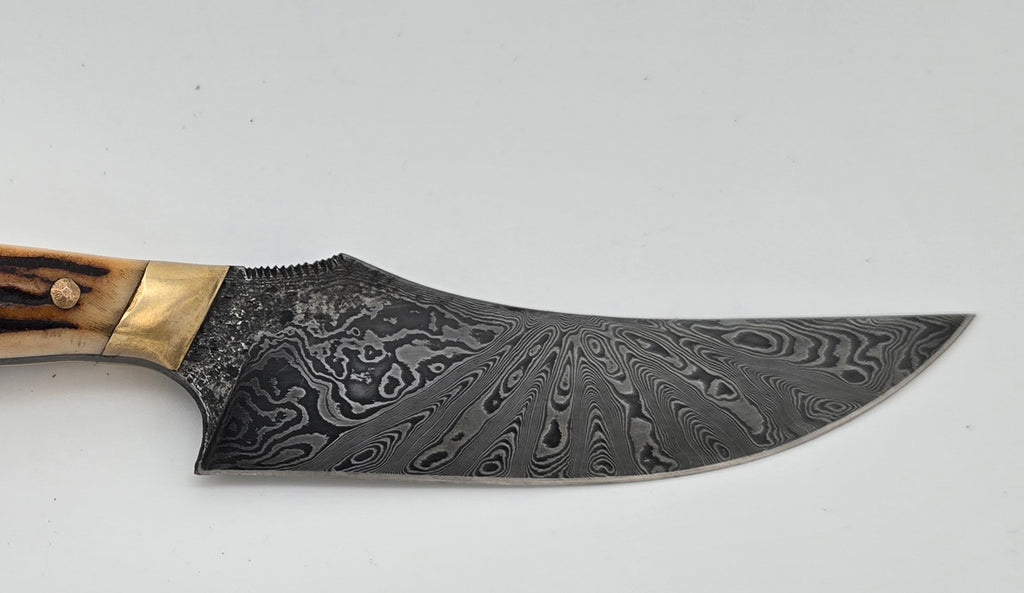 Elk Stag Hunter Knife